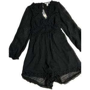 Charlotte Russe Mini Black Dress/Romper